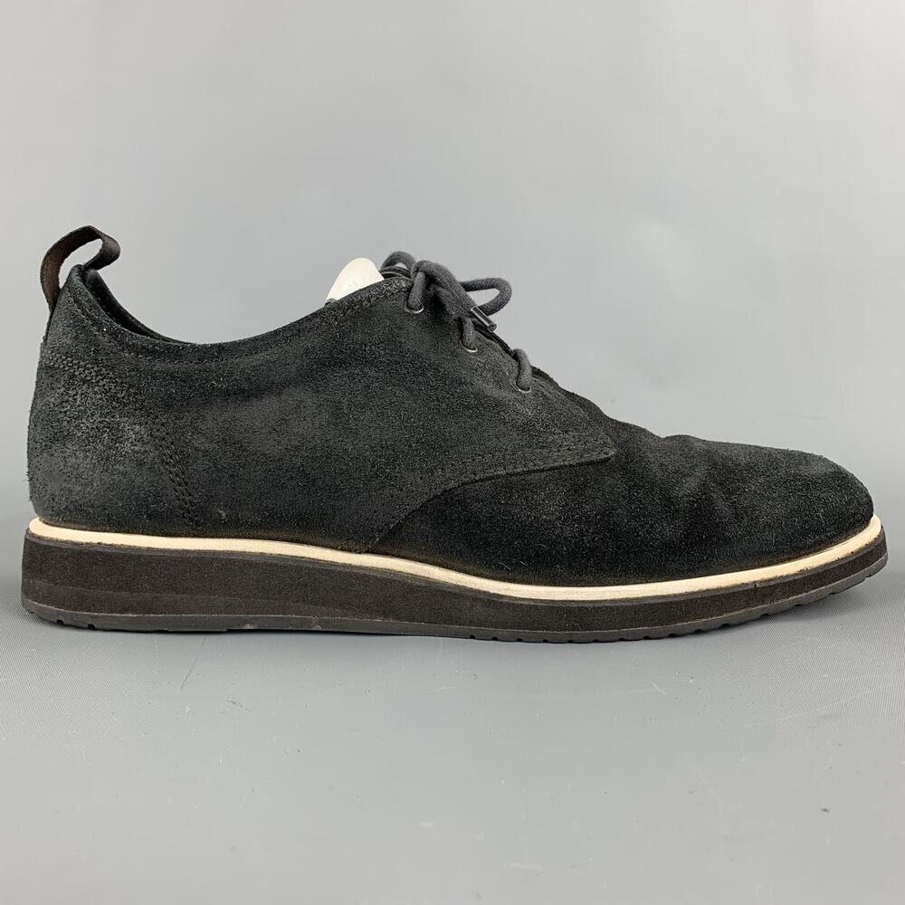 RAG & BONE Size 10 Black Suede Lace Up Shoes